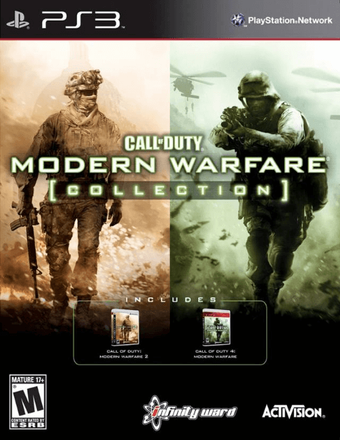 Call of duty Modern Warfare box art for Playstation 3